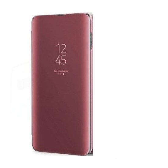 FLIP COVER "CLEAR VIEW" HUAWEI P40 LITE ROSA